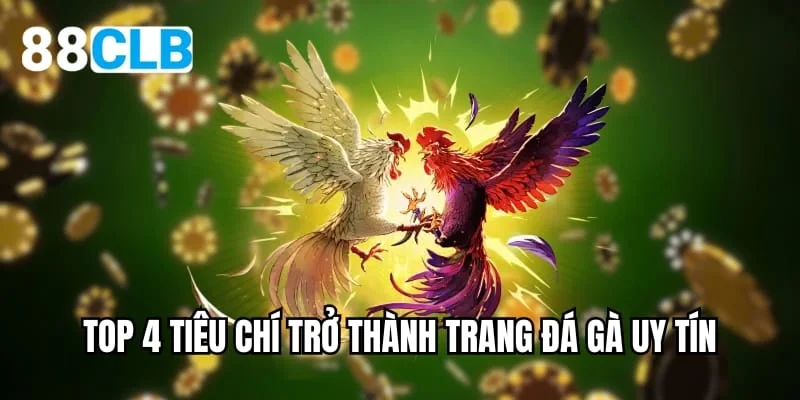 4 tiêu chí trở thành trang đá gà uy tín